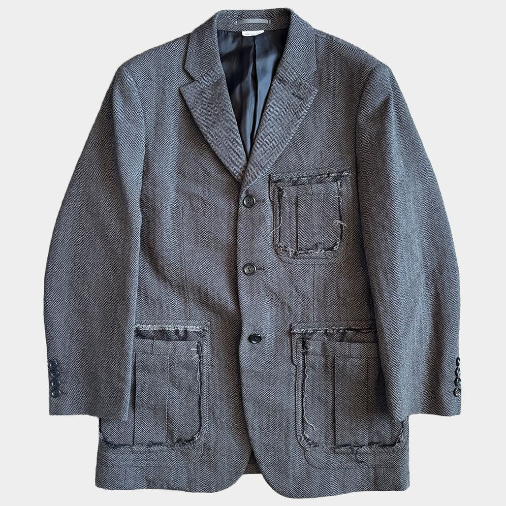 COMME DES GARCONS HOMME DEUX 23AW Tailored Jacket Gray Size M