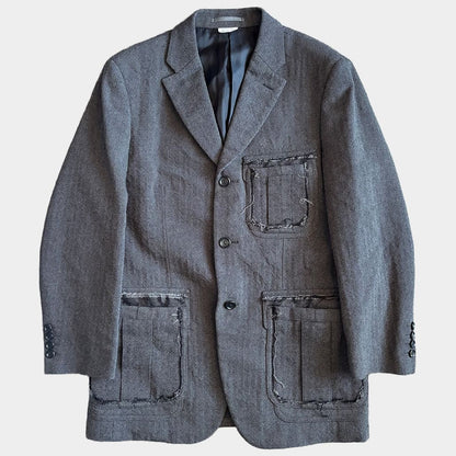 COMME DES GARCONS HOMME DEUX 23AW Tailored Jacket Gray Size M