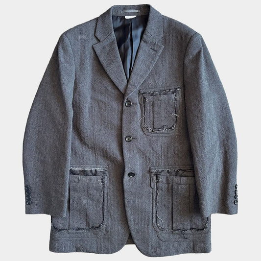 COMME DES GARCONS HOMME DEUX 23AW Tailored Jacket Gray Size M
