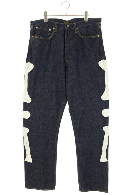 Kapital Embroidered Denim Pants Blue Size 36
