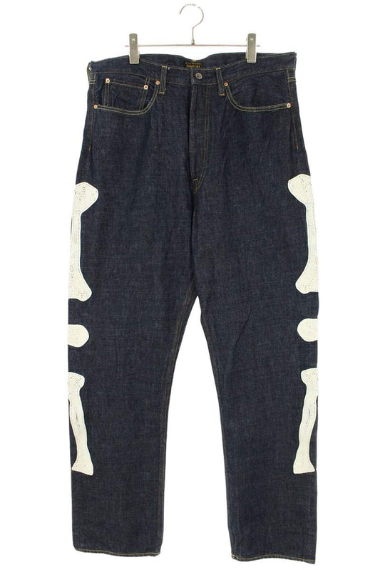 Kapital Embroidered Denim Pants Blue Size 36