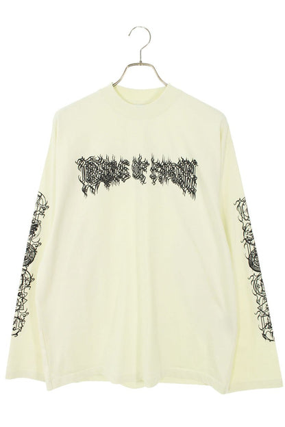 Vetements 25AW ICEWHITE CofDoubleLOGO T-Shirt White Size S