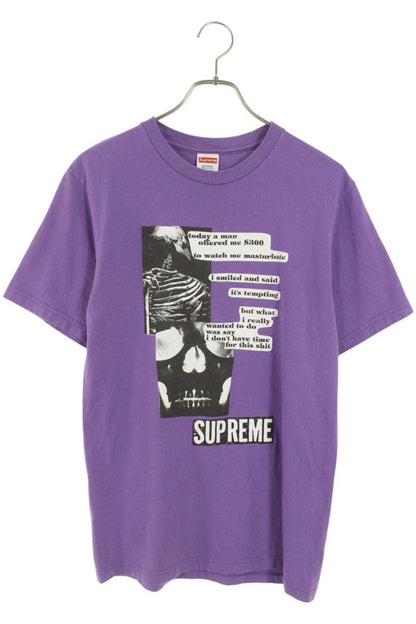 Supreme Anatomy Tee Print T-Shirt Purple Size S