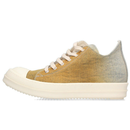 DRKSHDW RAMONES LOW Denim Sneakers Orange x Blue x White Size 40