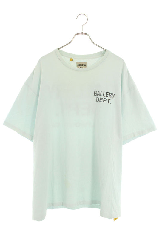 Gallery Dept. Logo Print T-Shirt Blue Size 2XL