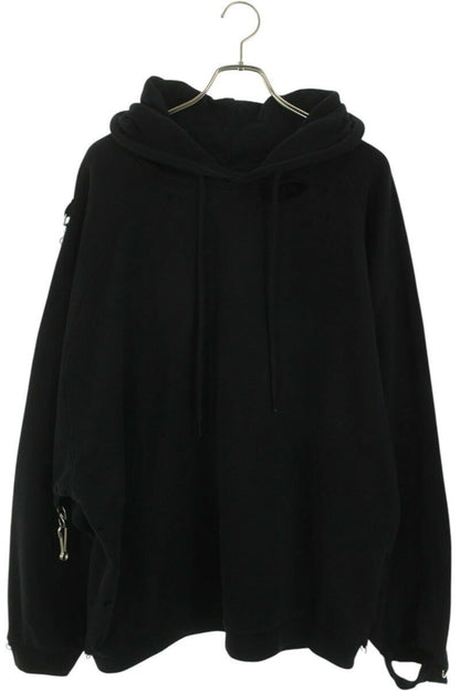 Raf Simons 23SS Patchwork Hoodie Black Size S