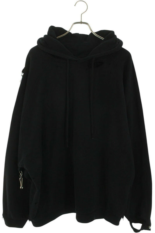 Raf Simons 23SS Patchwork Hoodie Black Size S