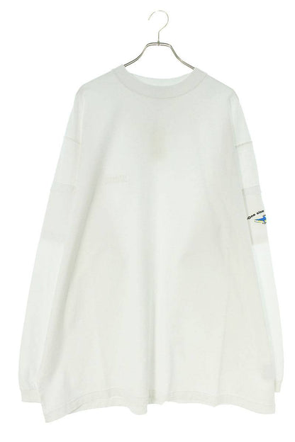 Vetements 23AW WHITE Logo Long Sleeve T-Shirt White Size S