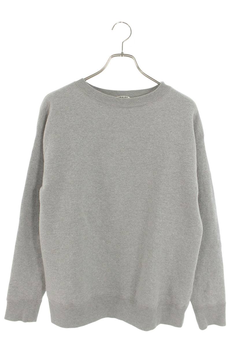 Auralee Crewneck Sweatshirt Gray Size L