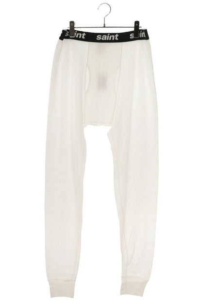 Saint Michael 25SS thermal Long Pants White x Black Size L