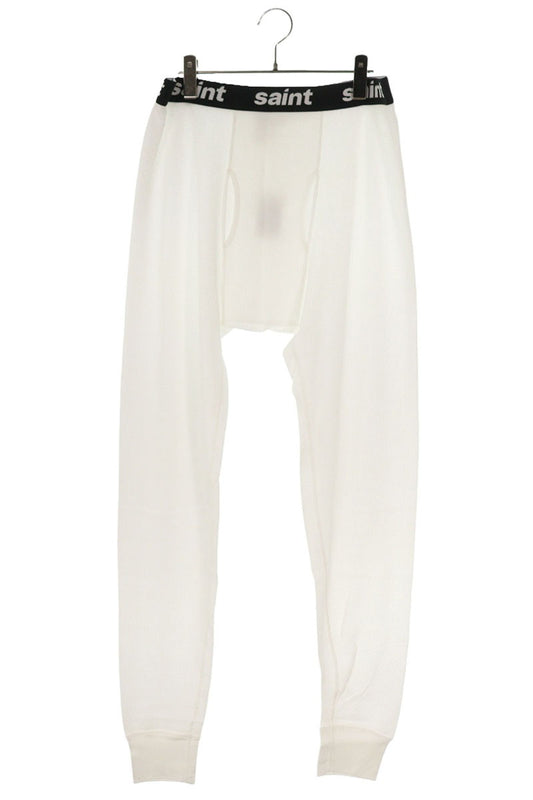 Saint Michael 25SS thermal Long Pants White x Black Size L