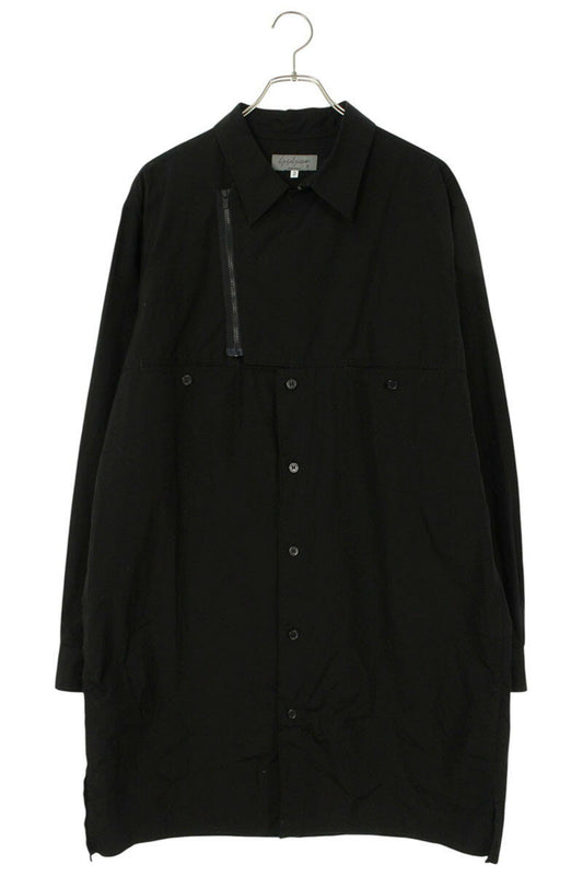 YOHJI YAMAMOTO POUR HOMME Long Sleeve Shirt Black Size M