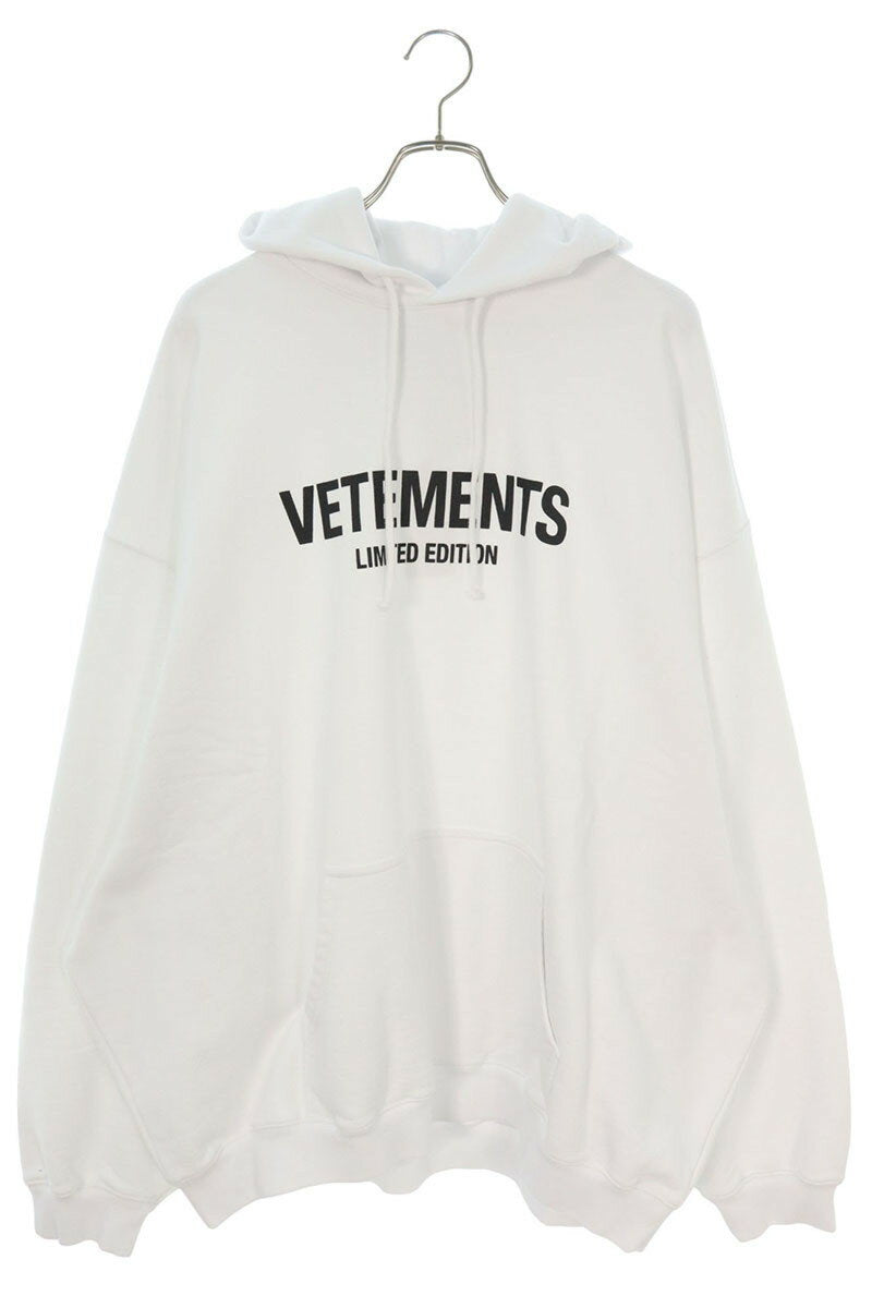 Vetements 24AW Logo Hoodie White Size M