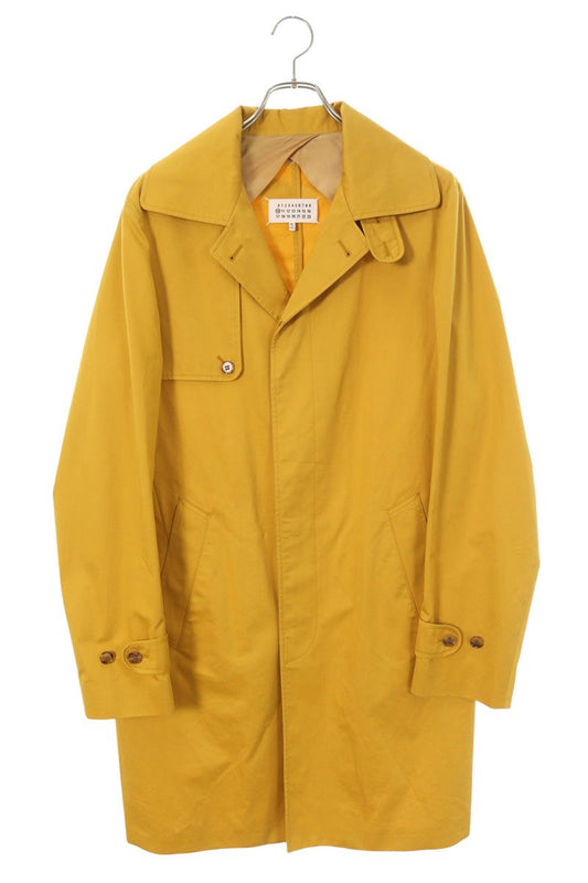 Maison Martin Margiela Cotton Coat Yellow Size S