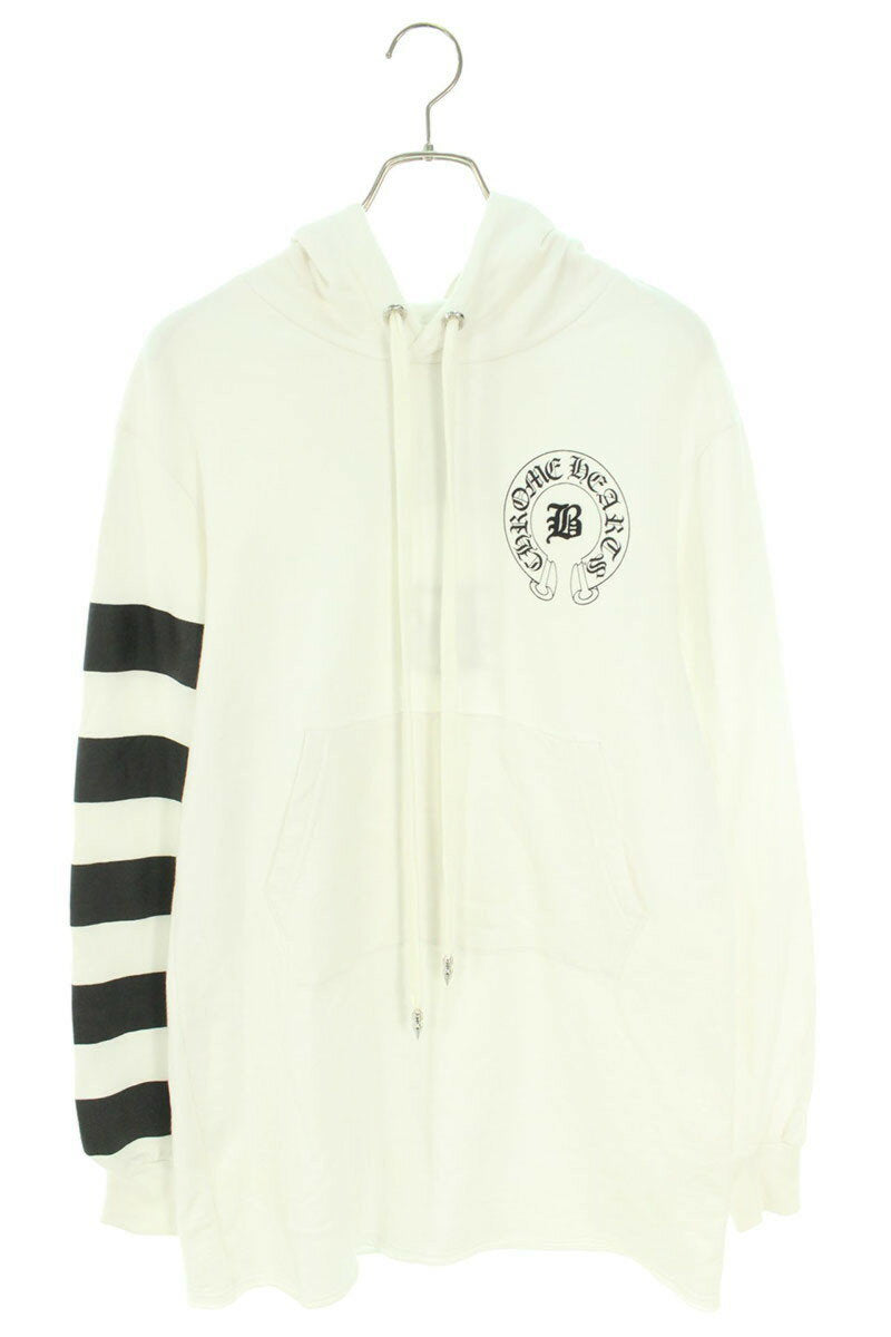 Chrome Hearts BELLA HD LNG Pullover Hoodie White x Black Size M