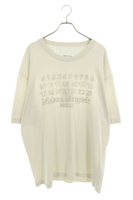 Maison Margiela 25SS Logo T-Shirt Beige Size S