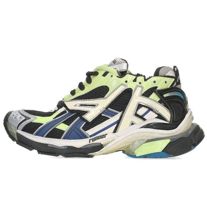Balenciaga Sneakers Silver x Green x Blue Size 40