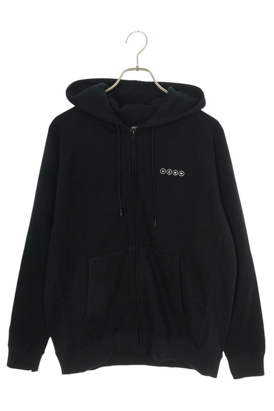 SEQUEL 22SS Print Hoodie Black Size S