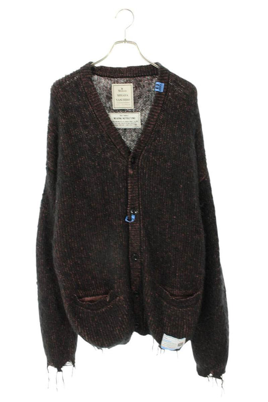 MIHARAYASUHIRO Cardigan Black x Pink Size S