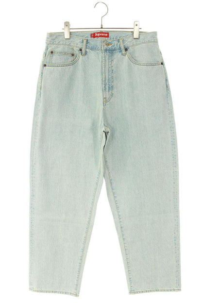 Vintage Supreme Bottoms - SUPREME 25AW BAGGY JEAN Well-Washed Denim Pants Blue Size 30 - Authentic Archive
