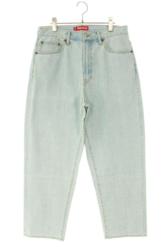Vintage Supreme Bottoms - SUPREME 25AW BAGGY JEAN Well-Washed Denim Pants Blue Size 30 - Authentic Archive