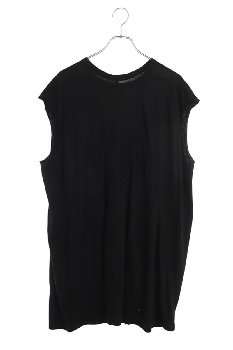 Rick Owens 25AW Splintered Tarp Sleeveless Top Black Size L