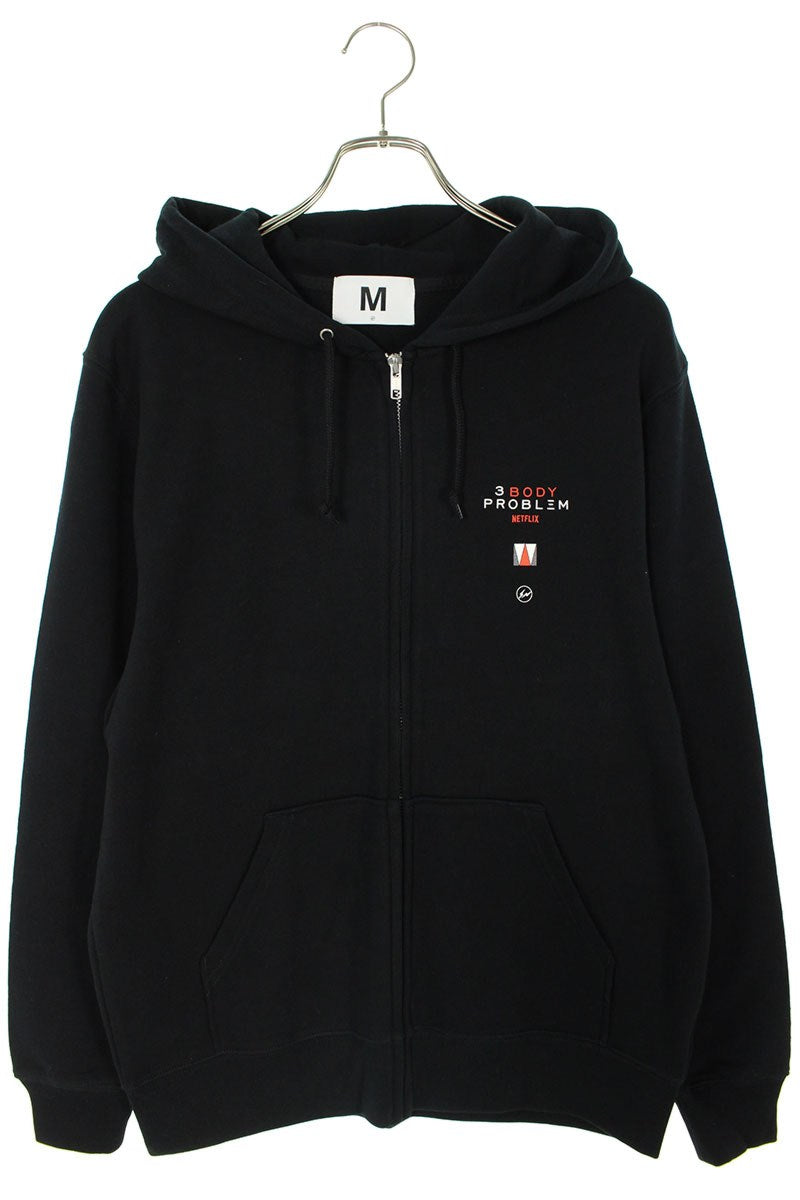 Fragment Design x SEQUEL 24SS WEEKEND Zip Up Hoodie Black Size M