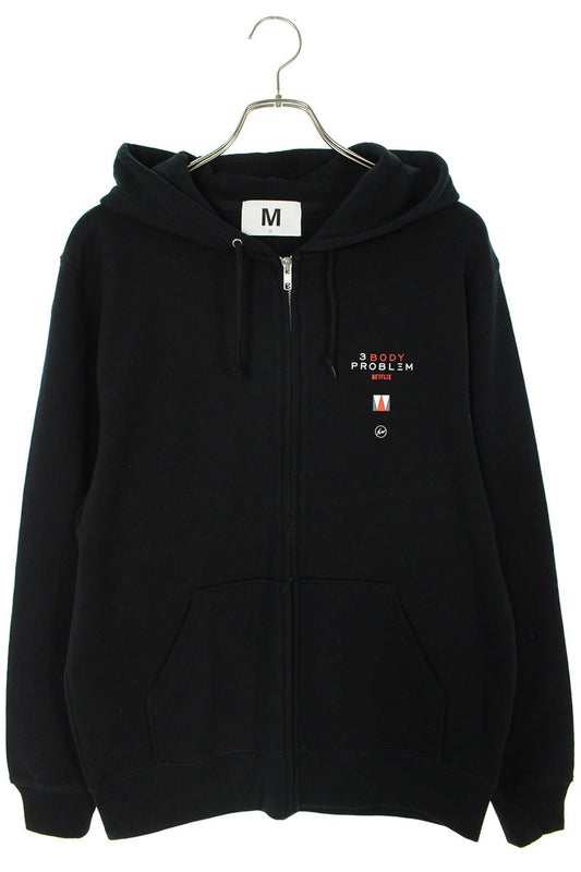 Fragment Design x SEQUEL 24SS WEEKEND Zip Up Hoodie Black Size M