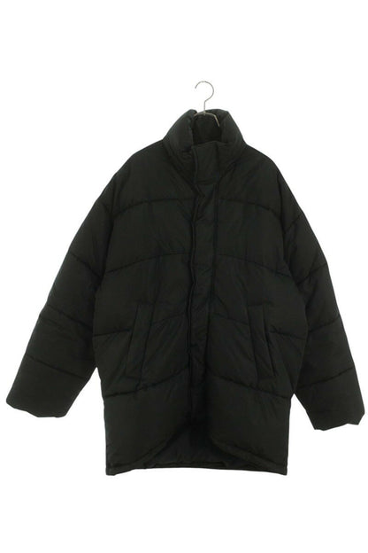Balenciaga Logo Embroidered Down Jacket Black Size S