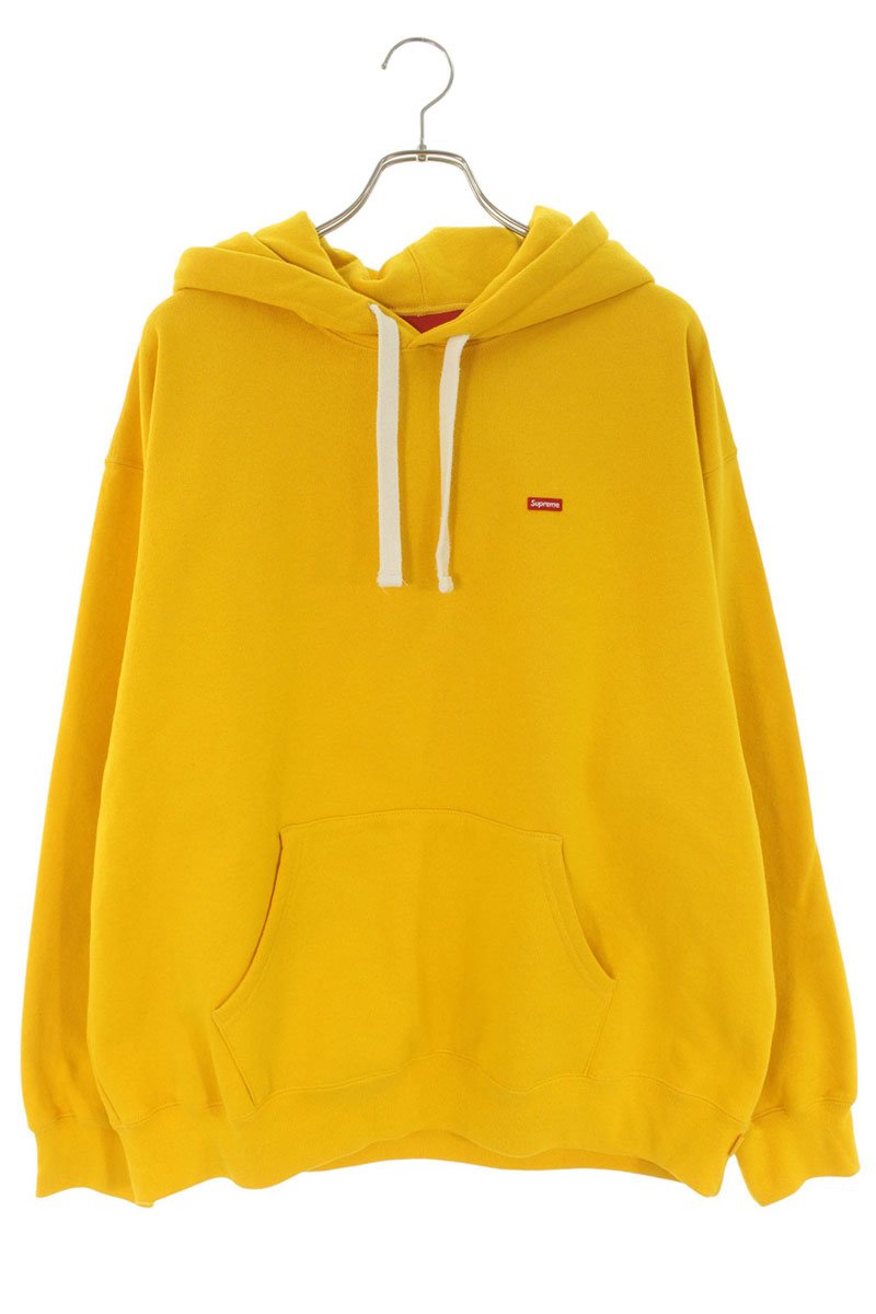 Supreme 23AW Small Box Drawcord Hooded Sweatshirt Yellow Size XL