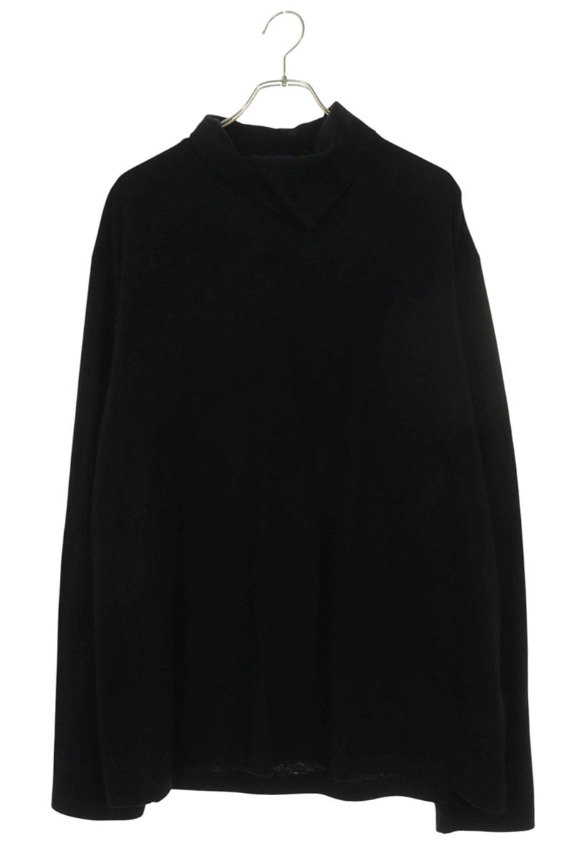YOHJI YAMAMOTO Wool Turtleneck Knit Black Size L