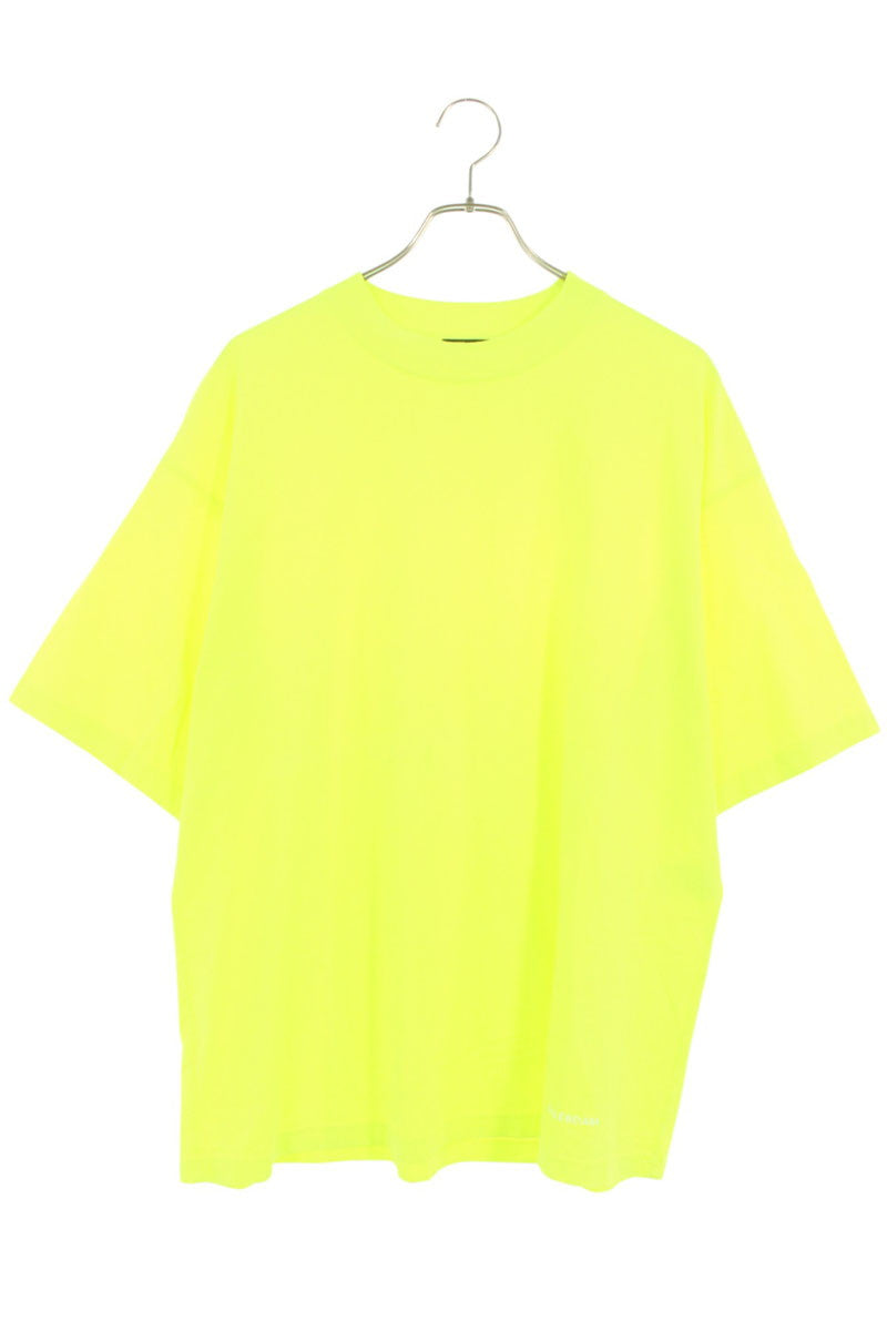 Balenciaga Logo Embroidered T-Shirt Green Size M