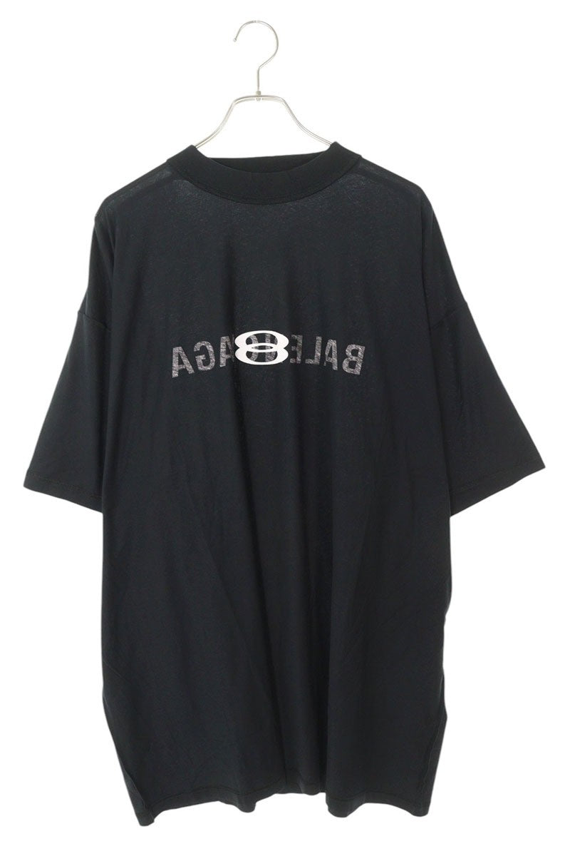 BALENCIAGA Inside Logo Sport T-Shirt Black Size XXL