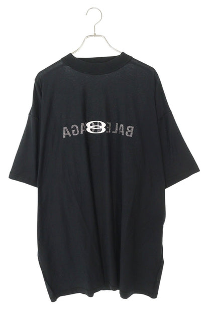 BALENCIAGA Inside Logo Sport T-Shirt Black Size XXL