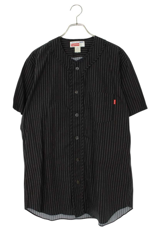 Supreme x Comme des Garcons 14SS Baseball Shirt Black Size L