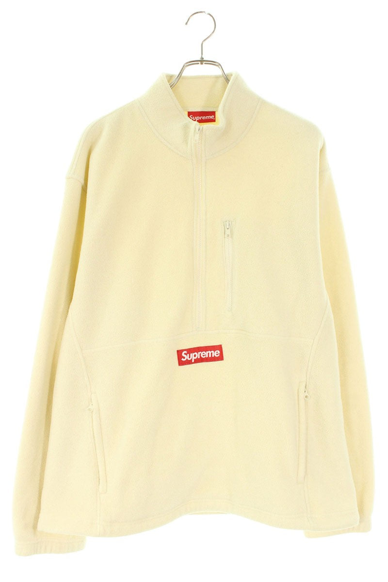 Supreme Polartec Half Zip Pullover Blouson White Size XL