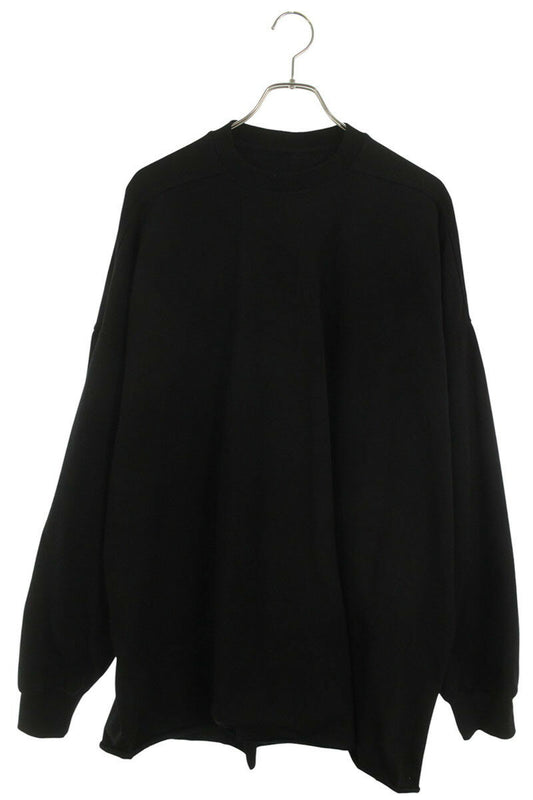 Vintage Rick Owens Tops - Rick Owens 26SS Long Sleeve Tommy T-Shirt Cotton Black Size UNI - Authentic Archive