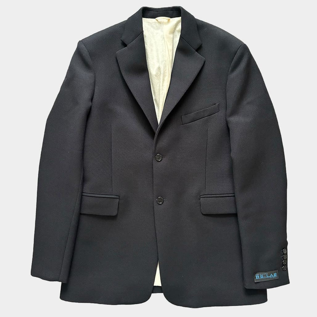 RAF SIMONS 20AW Tailored Jacket Black Size 46