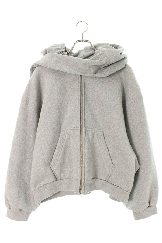 Balenciaga 24AW Zip Up Hoodie Gray Size XS