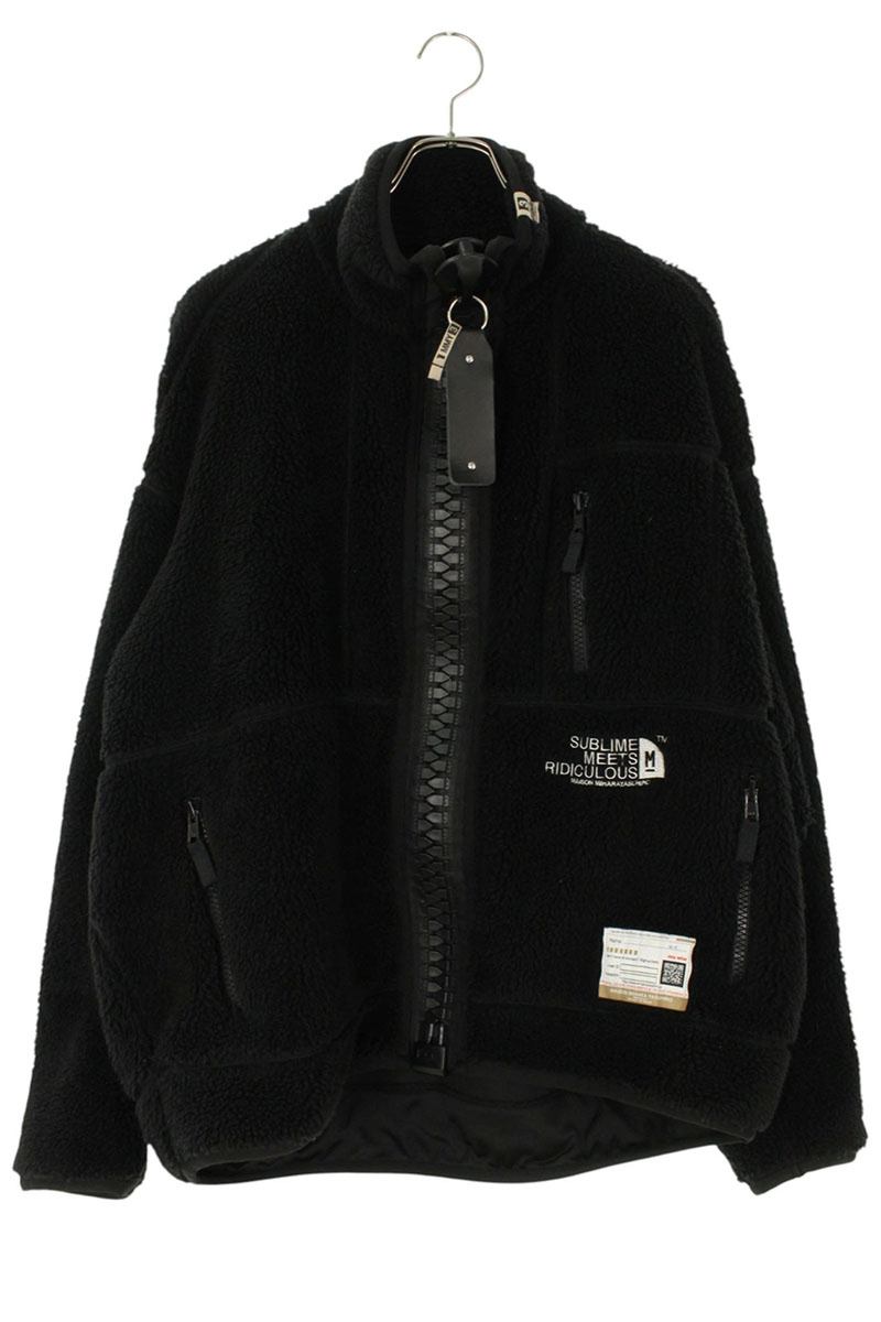MIHARAYASUHIRO Wide Back Boa Blouson Jacket Black Size S