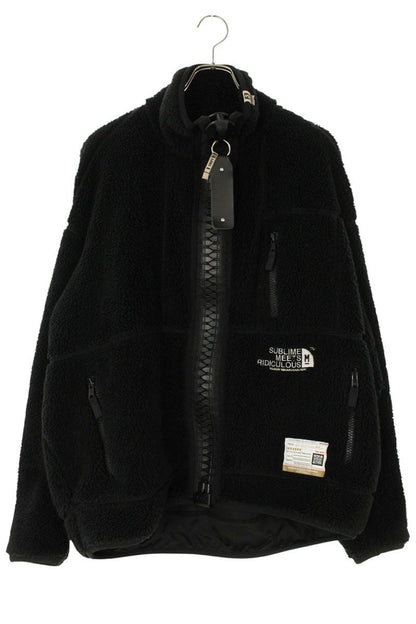 MIHARAYASUHIRO Wide Back Boa Blouson Jacket Black Size S