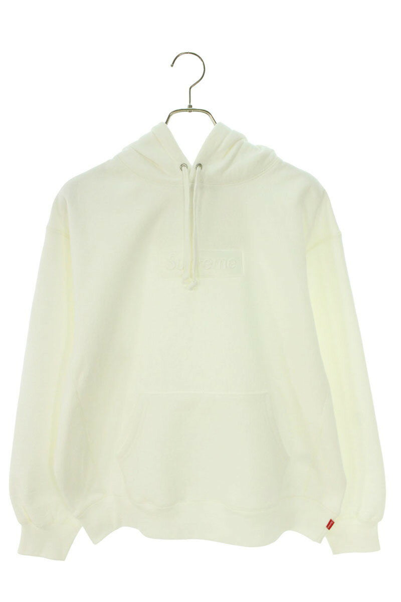 Supreme 23AW Box Logo Hooded Sweatshirt White Size M