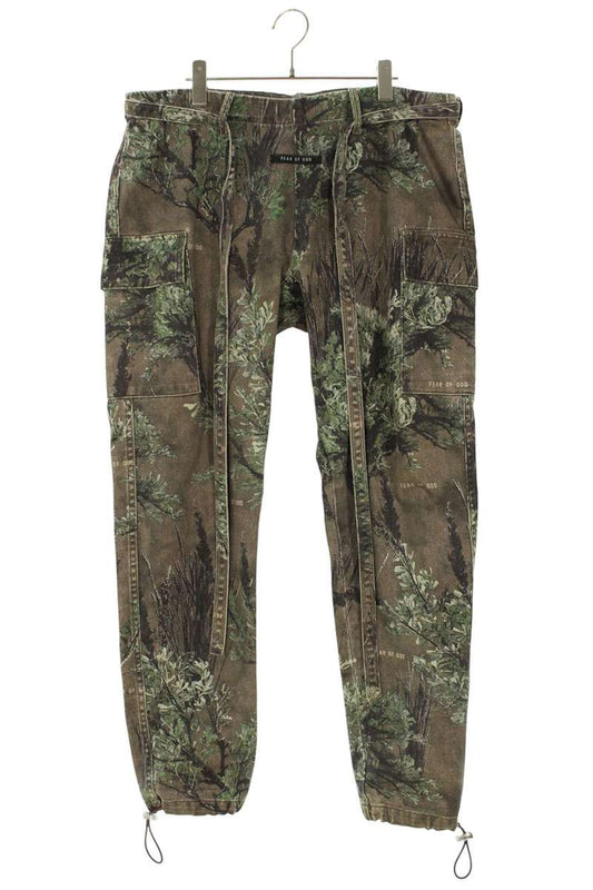 Vintage Fear of God Bottoms - FEAR OF GOD Camo Long Pants Size 32 - Authentic Archive