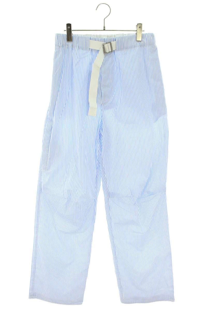 DARKPARK 24SS Striped Long Pants White x Blue Size 33