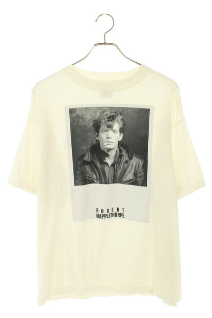 Saint Michael Print T-Shirt White Size L