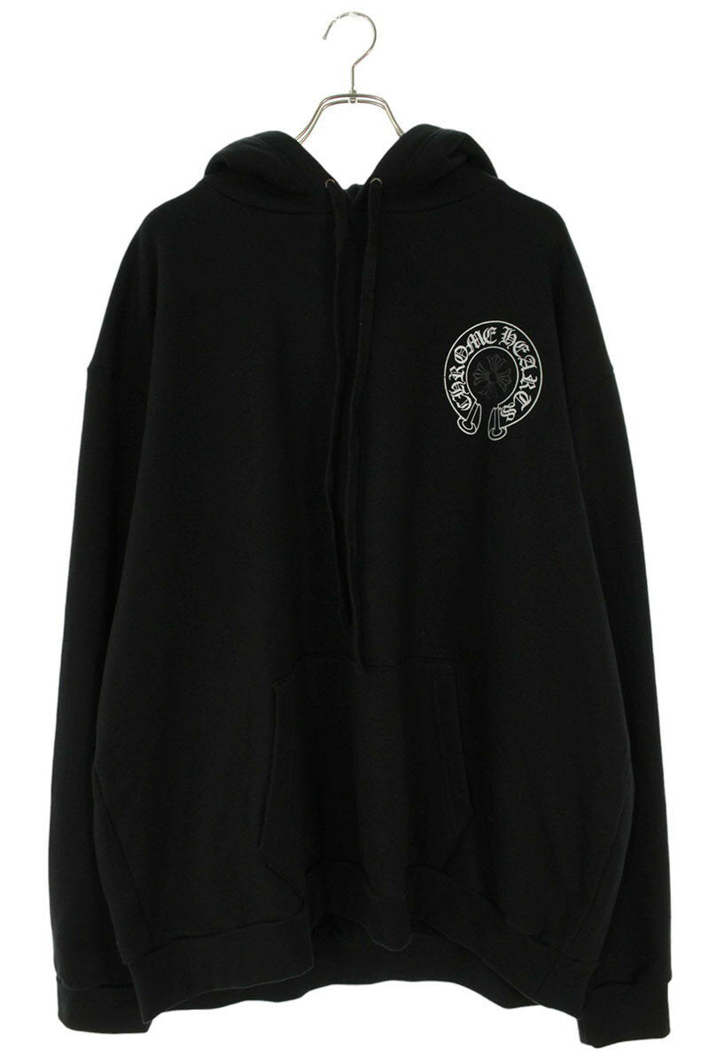 Chrome Hearts SWTSHRT PLVR LTD Pullover Horseshoe Print Hoodie Black Size XXL