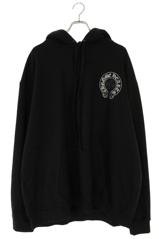 Chrome Hearts SWTSHRT PLVR LTD Pullover Horseshoe Print Hoodie Black Size XXL