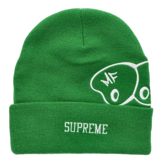 Supreme 23AW Embroidered Beanie Green Size ONE