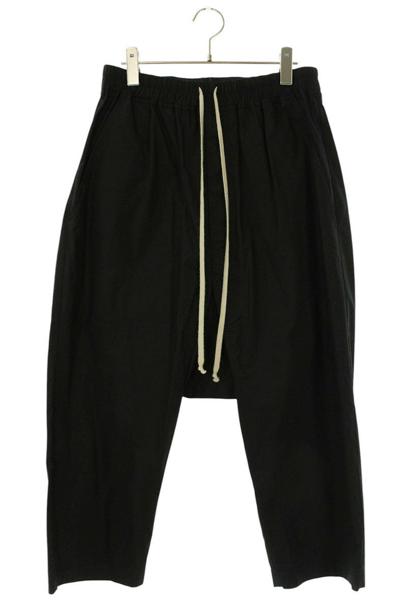 Rick Owens 21SS Cropped Drawstring Pants Black Size 34