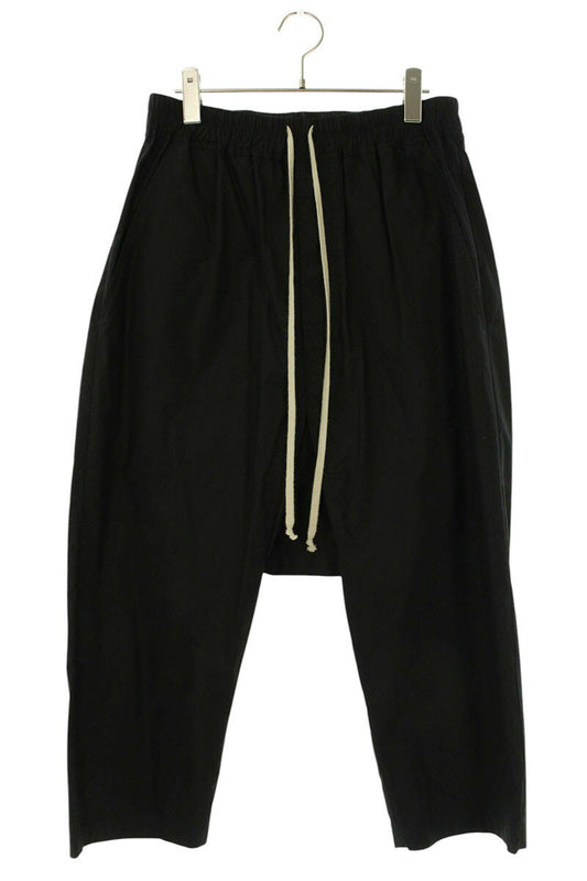 Rick Owens 21SS Cropped Drawstring Pants Black Size 34